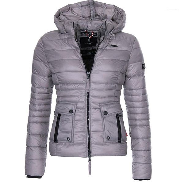 

women's down & parkas zogaa brand women winter coats cotton paddedd warm overcoat clothes casual solid jacket outerwear coats1, Black