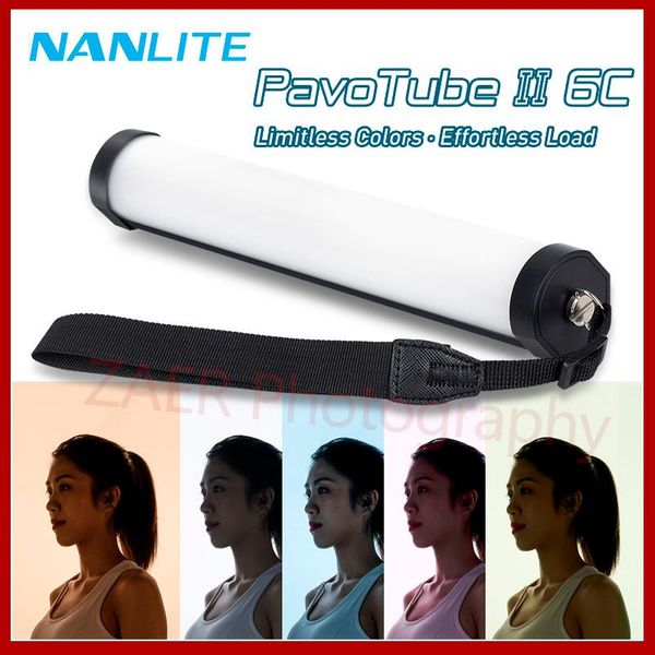 

nanlite pavotube ii 6c 2700-7500k nanguang pgraphy lighting stick handheld light rgb led video tube portable soft light