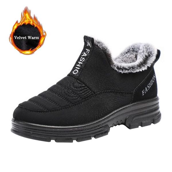 

новая мода женский плюшевые снег сапоги comfy плоский с зимние теплые меховые сапоги женские 2020 повседневный водонепроницаемые ботинки жен, Black