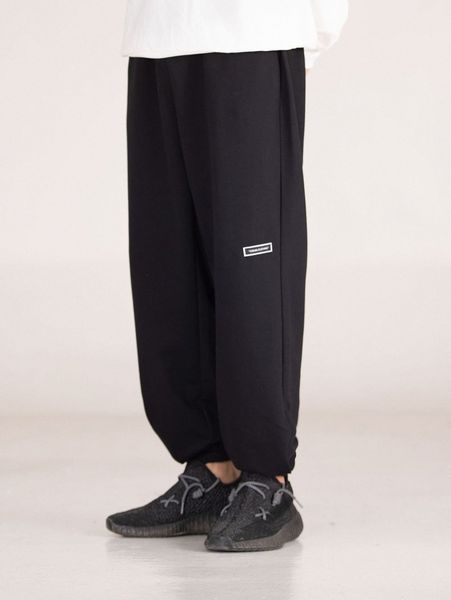 

men letter graphic sweatpants i2ch#, Black