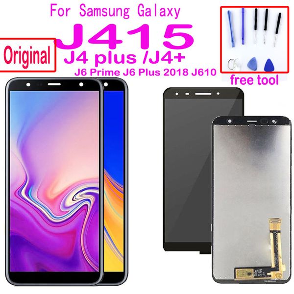 

original for samsung galaxy j4+ j415 sm-j415f j415fn lcd display touch screen assembly for j4 plus j610 j6 prime lcd