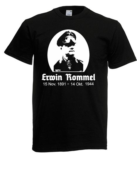 

2020 fashion short sleeve herren t-shirt erwin rommel i spruche i fun i lustig bis 3xl custom tees sport hooded sweatshirt hoodie