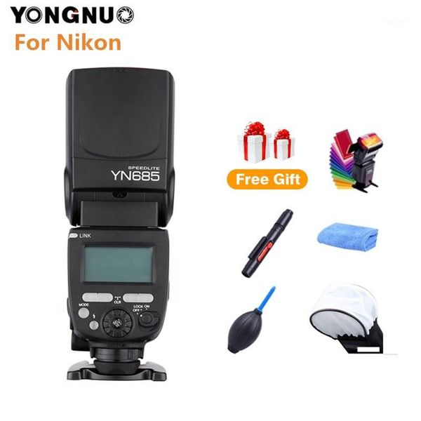 

yongnuo yn685n yn685 gn60 wireless 2.4g hss speedlitel flash speedlight for d700 d600 d3100 d300s d300 d200 dslr camera1