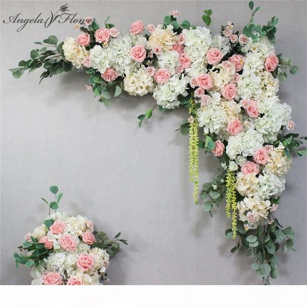 

1set 120см европейского стиль diy свадебного этапа декор искусственного цветок стен арка шелк роза пион завод микс дизайн декор цветок стена
