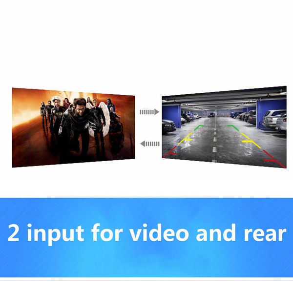 

car rearview mirror monitor hd video auto parking monitor tft lcd screen 4.3 or 5 inch display for rear view camear