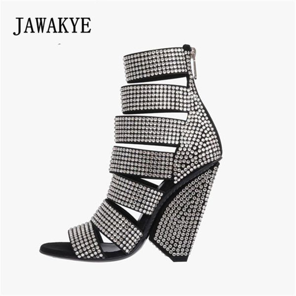 

boots pvc transparent wedge shoes high heel open toe ankle summer narrow band gladiator booties women, Black