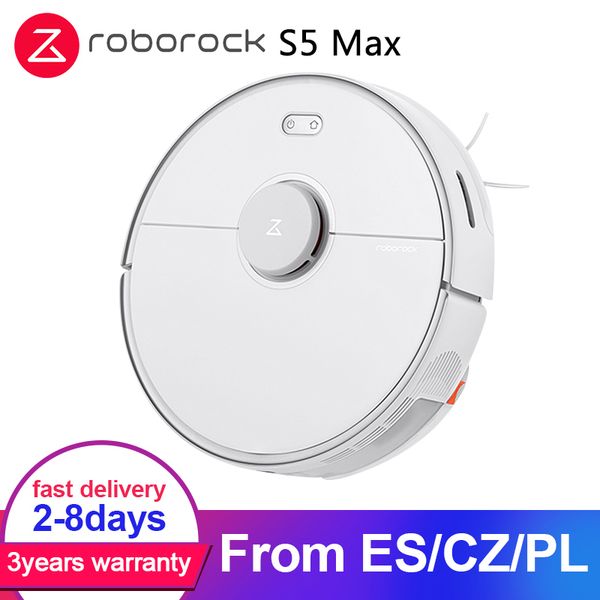 

roborock s5 max robot vacuum cleaner globle version for home update s50/s55 smart planned washing mopping 20kpa