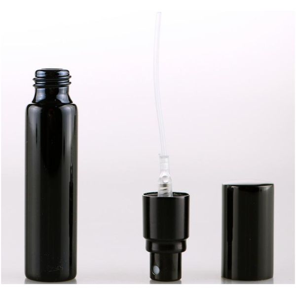 

10ml perfume bottles anodized uv glass tube atomizer spray bottle mini refillable empty case cosmetic container pac wmtxgr hx_pack