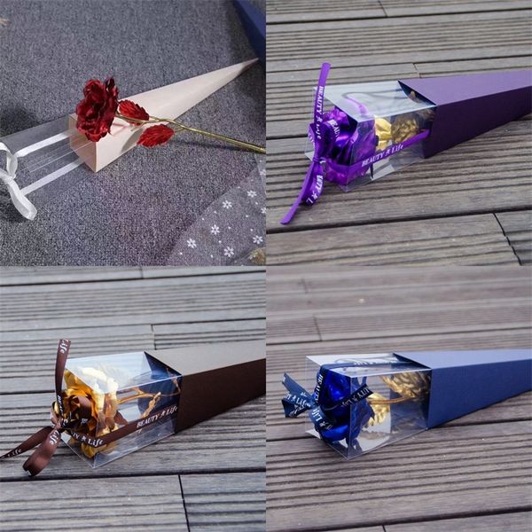 

форма факела шкатулка в форме валентинки день святого валентина день святого валентина матери дарм подарочная золотая фольгаровка роза две ц