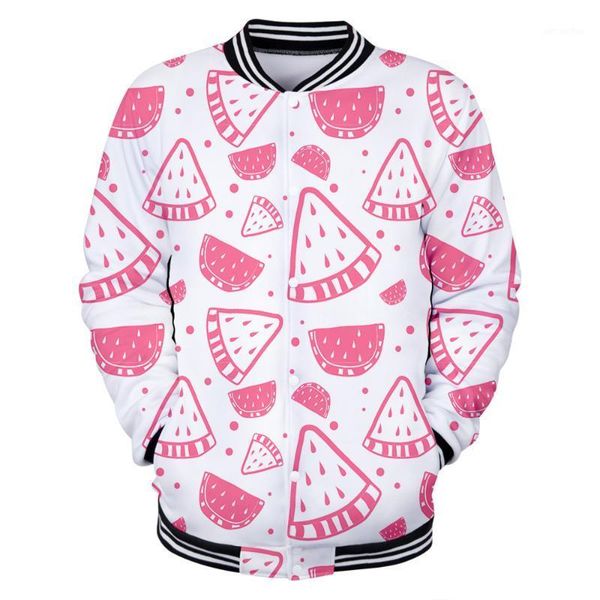 

hip hop clothing fruit costume pineapple banana 3d print baseball uniform men/women harajuku baseball jackets clothes1, Black;brown