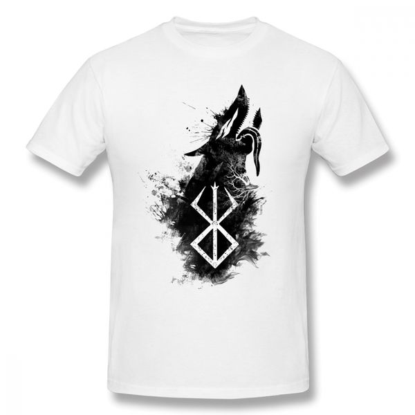 

wolf berserk custom short sleeve clothes for men pop harajuku big size cotton crewneck funny hoodie designers t shirts sweatshirt