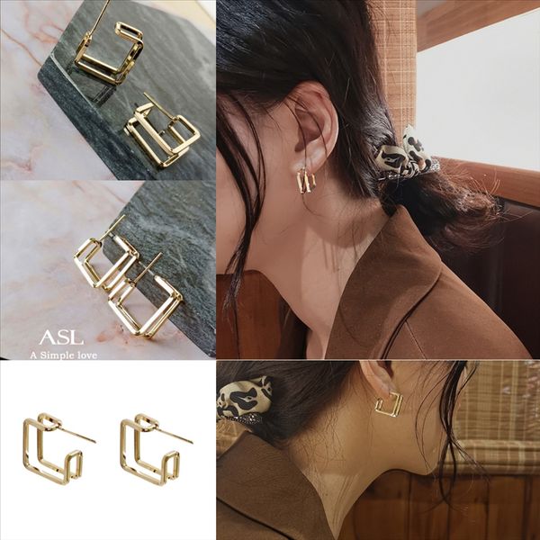 

i4s vintage silver horse elephant cat hook women earring for dangle cute gift elk pendant animal trendy jewelry with earrings huggie, Golden