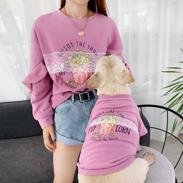 

pet семьи одежда lace sleeve pet shirt хлопок домашние животные одежда для собак маленький средний костюм s-4xl французский бульдог собака к