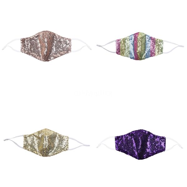 

fashion mask face rhinestone black face haze christmas diamond decoration sequin masks facemask dust mask#863 sparkling 20pcs lnbaj