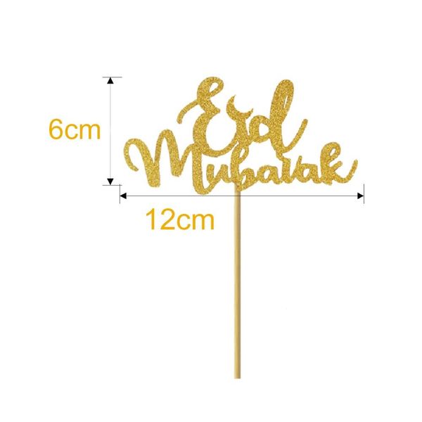 

fengrise 10шт ид мубарак cup cake topper рамазан украшение торт украшение принадлежность рамазан карима украшение для торта jllchr lajiaoyar