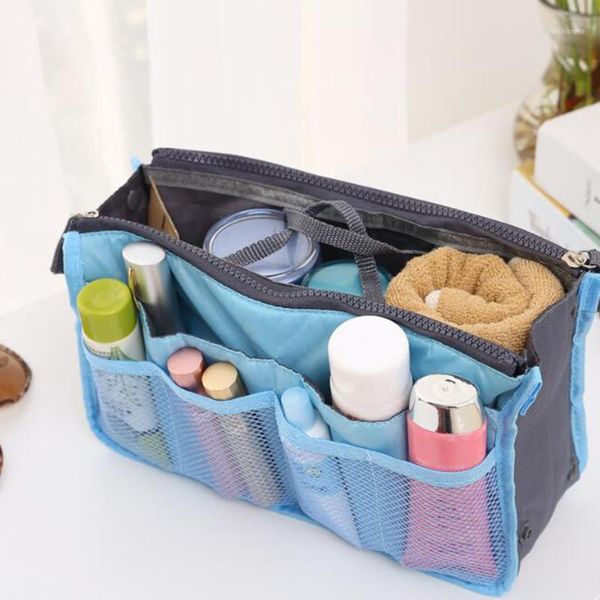 

high capacity makeup bag travel cosmetic bag waterproof toiletries storage cosmetics storage travel kit ladies beauty1