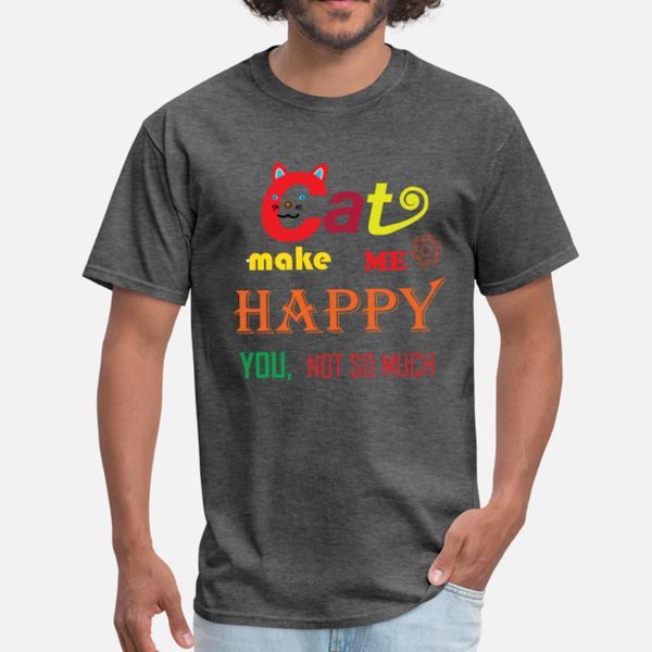 

cat make me happy t shirt leisure vintage design tracksuit hoodie sweatshirt