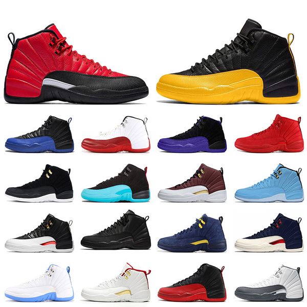 

2020 new jumpman 12 mens trainers outdoor shoes 12s reverse flu game 12 university gold dark concord game royal sneakers