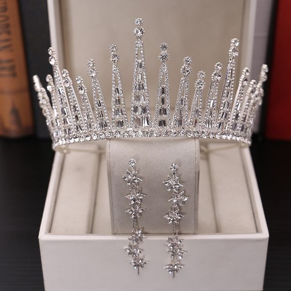 

wedding set 2020 new headdress net red same style bridal ceremony crown, Silver