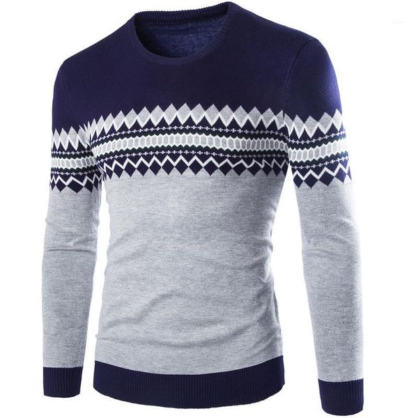 

men's sweaters fashion o-neck pullovers men autumn winter sweater long sleeve patchwork knitted pullover vetement homme 20211, White;black