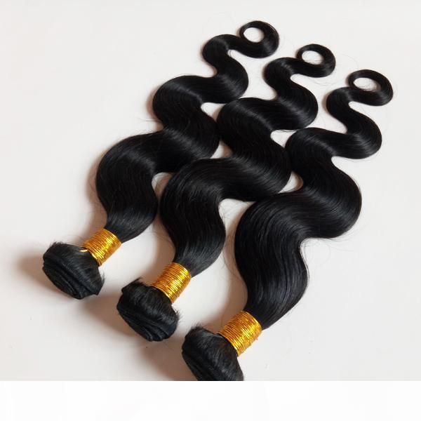 

индийские выдвижения человеческих волос 8-30inch бразильский body wave 3 4 5bundles богородица человеческих волос необработанные бразильские, Black