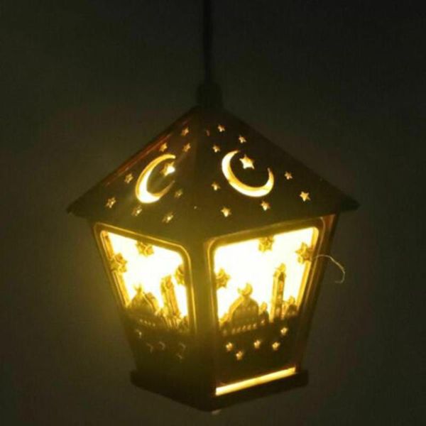 

12*8cm deskdecoration light plastic + wood. wooden house with led lights