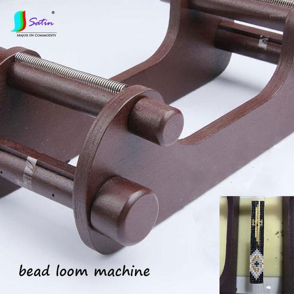 

home handmade diy bead bracelets/necklaces/belts/earring tool wooden weaving beading loom mchine s0548l1, Black