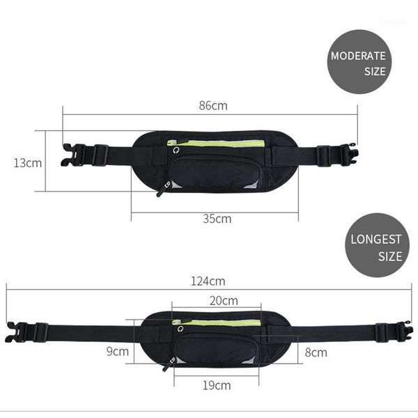 

outdoor bags sports waistbag water bottle bag running waist reflective stripe belt packs fitness phone pouch drop 1