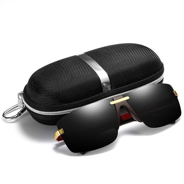 Dropshipping TOP Qualität Polarisierte Linse Pilot Mode Sonnenbrillen für Männer und Frauen Markendesigner Vintage Sport Sonnenbrille mit Box A-18