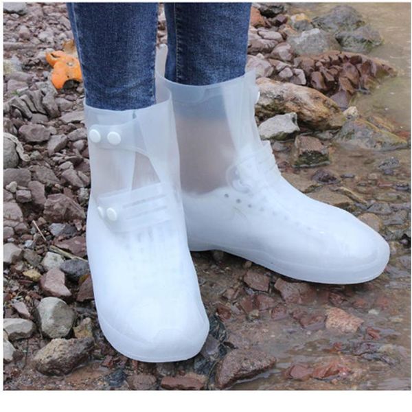 

new pvc waterproof shoe cover reusable sile cover rain boots set non-slip fishing rain boots lightweight sh sqcvsp