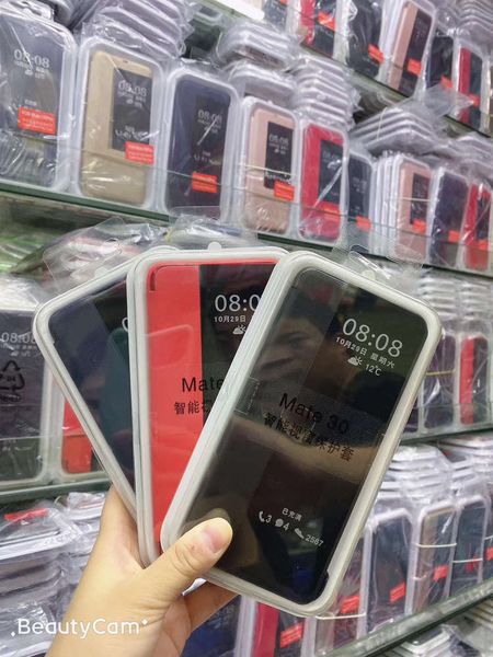 

qahuawei p40pro mobile phone case no flip answer p40 smart window mate40pro anti falling leathevfr