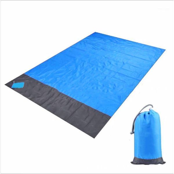 

outdoor pads foldable picnic blanket large waterproof beach mat portable storage floor1
