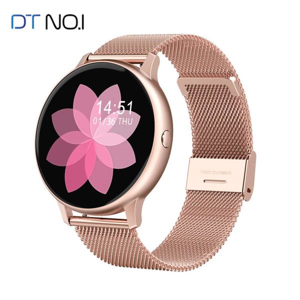 

dt88pro female 1.3 smart heart rate ecg blood prsure touch bluetooth watch