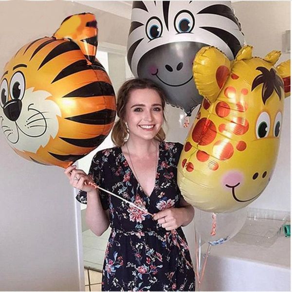 

1pc big size anima flamingo foil balloon america imported cartoon animal balloon helium float ball kid's toy gift birthday party