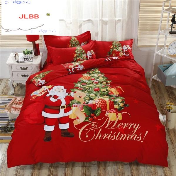 

new christmas santa claus bedding set home textiles bed bags 100% cotton bedding down duvets bed pillowcase 4pcs king  full