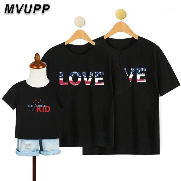 

matching family outfits american clothing love kid letters printed mother father kids clothes mommy and me outfits baby boys new1, Blue