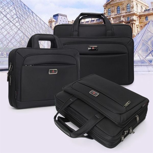 

2020 new business men briefcase high capacity men's single shoulder bags 14" 15" 16" lapbag women work files office pack