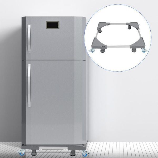 

1 pc fridge base stand washing machine base adjustable washer fridge stand1