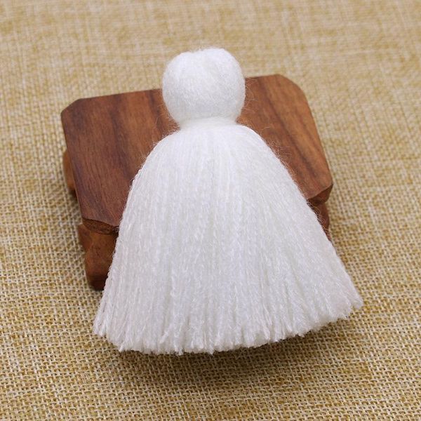 

6pcs 8cm woolen yarn fat tassels diy earrings necklace decor accessories home curtain garment sewing fabric crafts tassel fringe h sqcmbu
