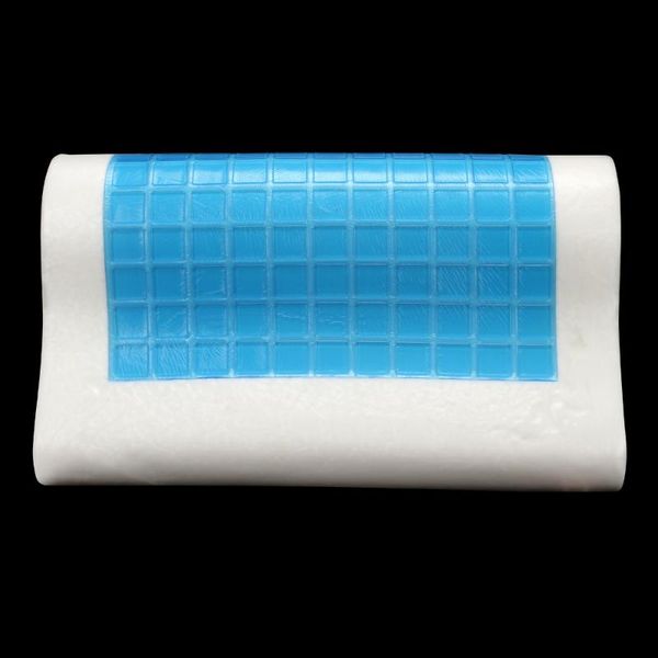 

pillow 2pc high density memory foam contour cool gel with cover