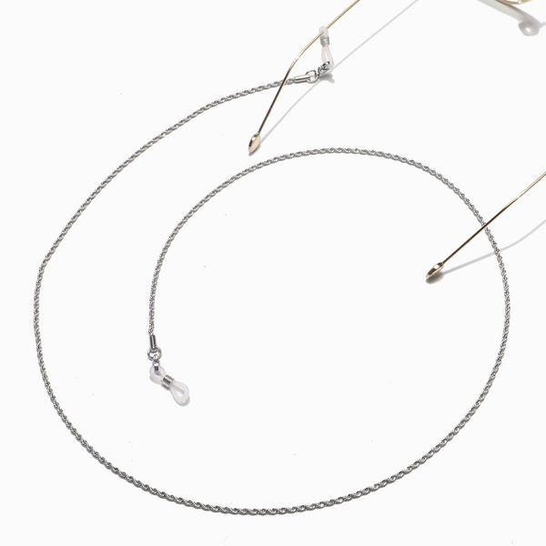 

2020 silver color stainless steel glasses strap chain eyeglasses chain non slip lanyard eyeglasses chain sunglasses necklace h jllxhs