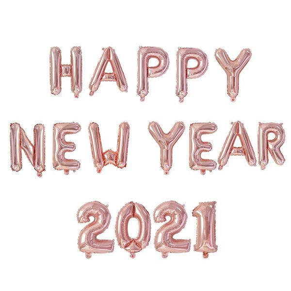 

1set happy new year 2021 foil balloons marry christmas decorations for home helium globos navidad new year eve party supplies wmturj xhhair