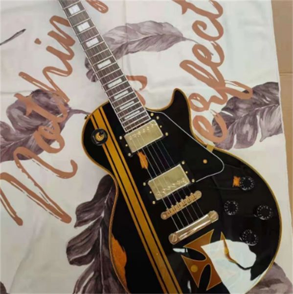 

red flame 22 electric guitar, professional performance, male and female universal, mail home guitars guitarra