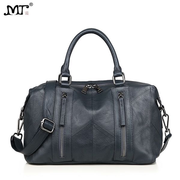 

mj women tote handbag genuine leather female soft real cow leather shoulder bags solid large capacity ladies crossbody bag c0121