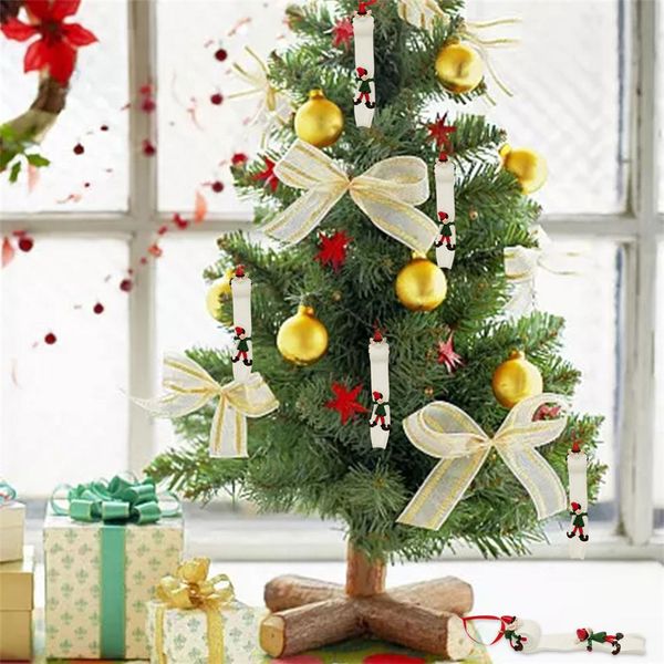 

2020 christmas toilet paper decorations christmas tree three-dimensional white roll paper exquisite pendant gifts resin ornament