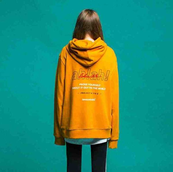 

wholesale european american style men and women hooded pullover  fashion loose letter sweater, Black