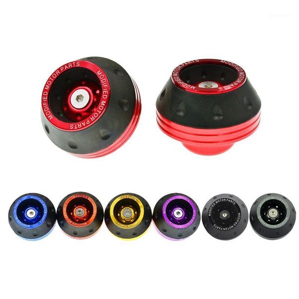 

1 pair motorbike falling protection scooter moped cnc aluminum motorcycle accessories front fork wheel frame sliders alloy