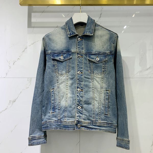 

biker denim jackets mens slim fit short hip hop casual motorcycle blue casual coats fitness fashion clothing embroidered letters m-3xl, Black;brown