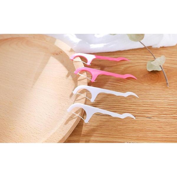 

plastic toothpick dental floss picks waxed teeth toothpicks stick flossers sword oral care 25pcs/ set jllkft home003