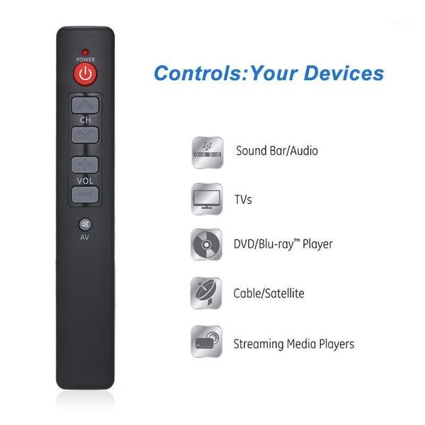 

universal control remote ir learning rmote controller 6 key ir remote tv controller for tv, dvd, vcr, sat, cbl, vcd1